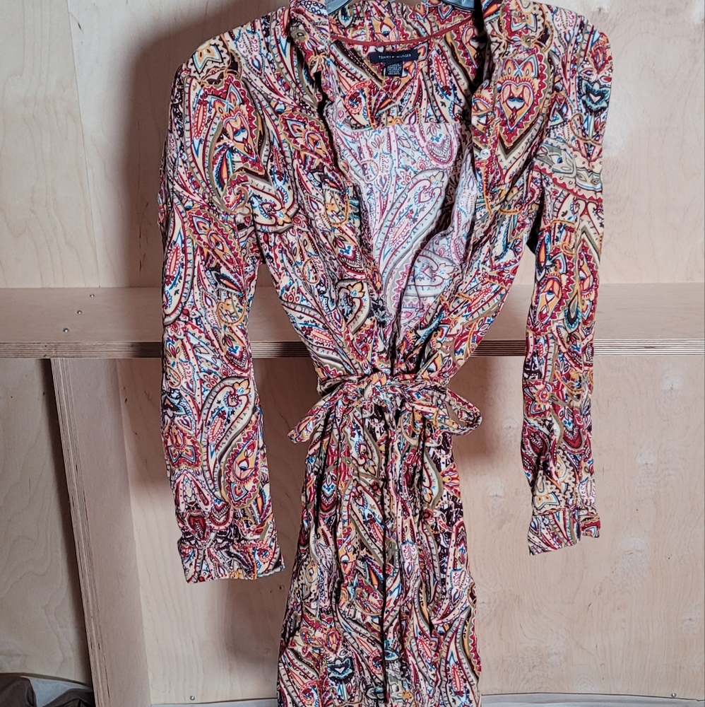 Tommy Hilfiger Floral Belted Dress